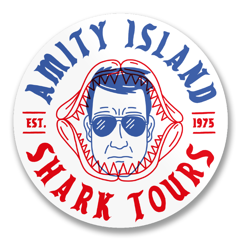 Quint's Shark Tours Sticker