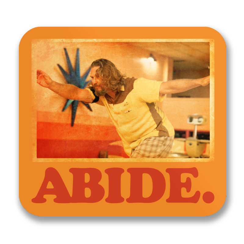 Abide Sticker