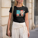 MTV Distressed USA-Flag Girly Tee