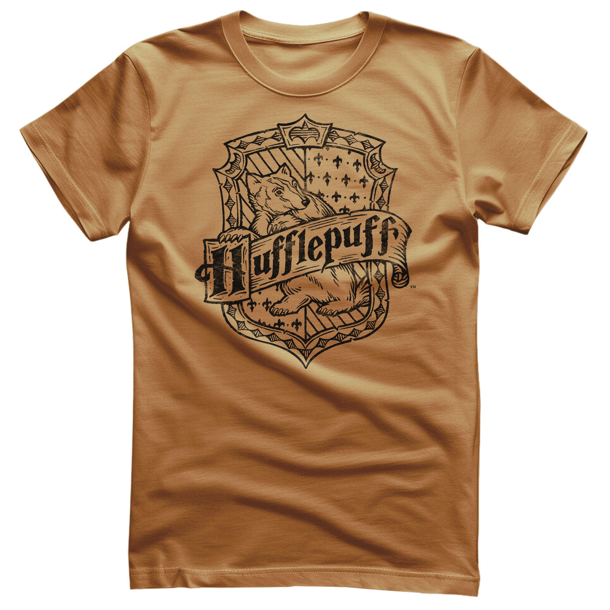 Harry Potter - Hufflepuff Washed Crest T-Shirt