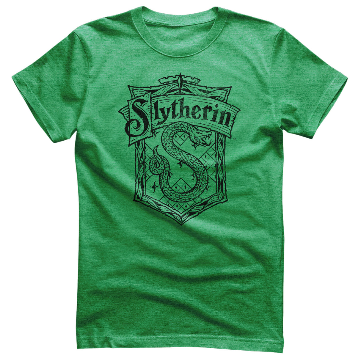 Harry Potter - Slytherin Washed Crest T-Shirt