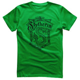 Harry Potter - Slytherin Washed Crest T-Shirt