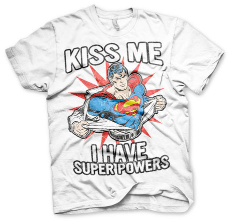 Kiss Me - I Have Super Powers T-Shirt