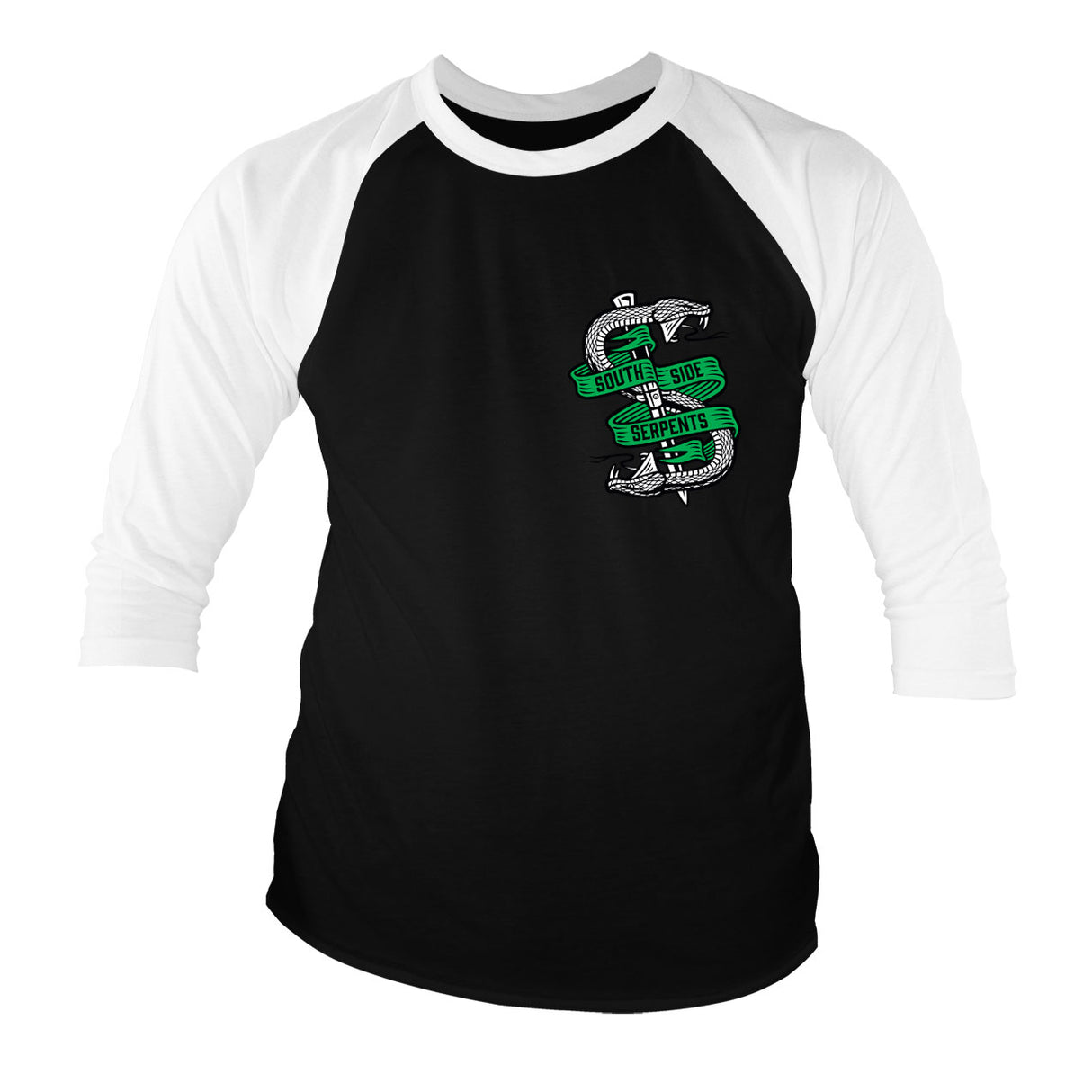 Riverdale - South Side Serpents Baseball 3/4 Sleeve Tee