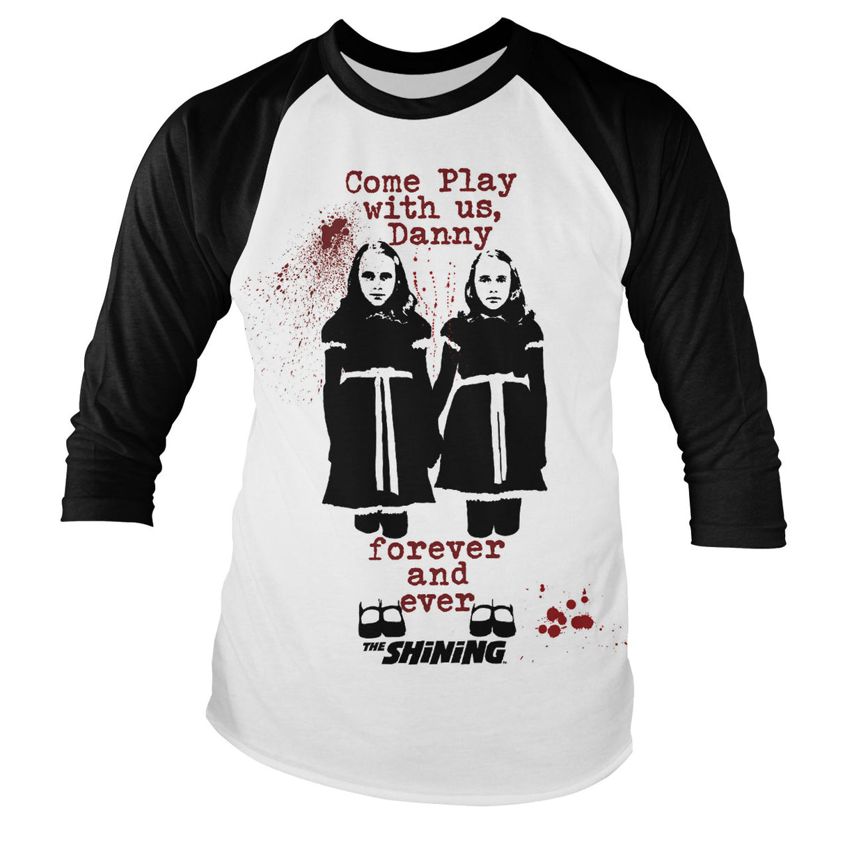 The Shining - Come Play Long Sleeve Baseball Tee