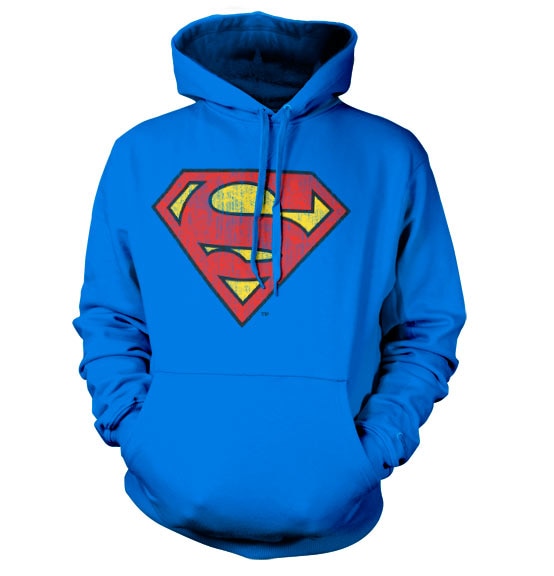 Superman Washed Shield Hoodie