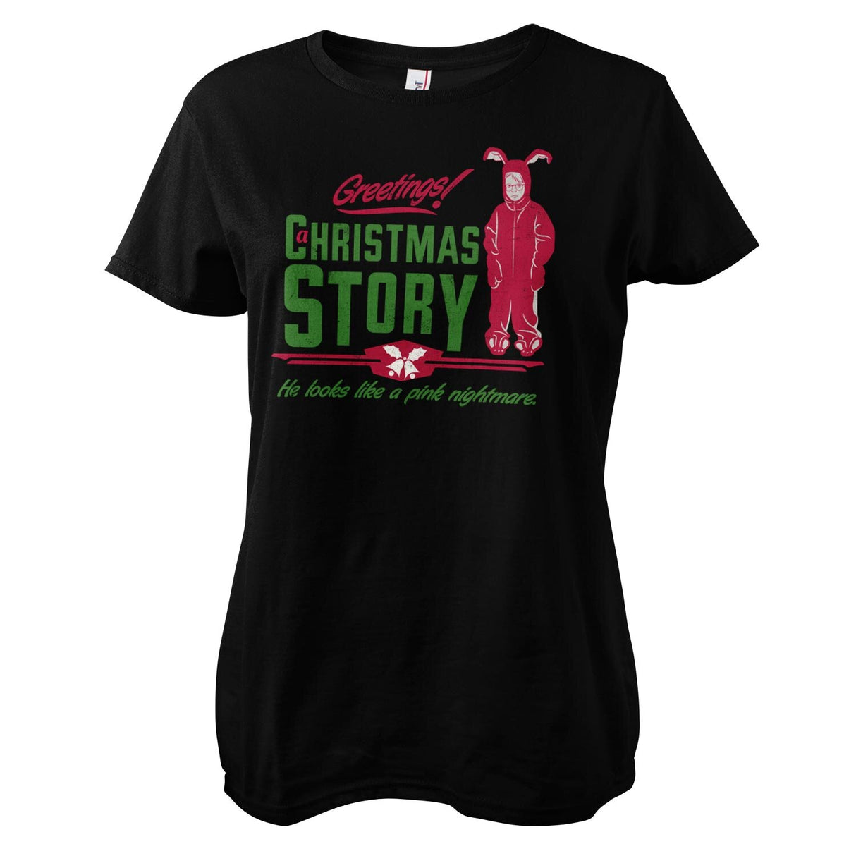 A Christmas Story - Pink Nightmare Girly Tee