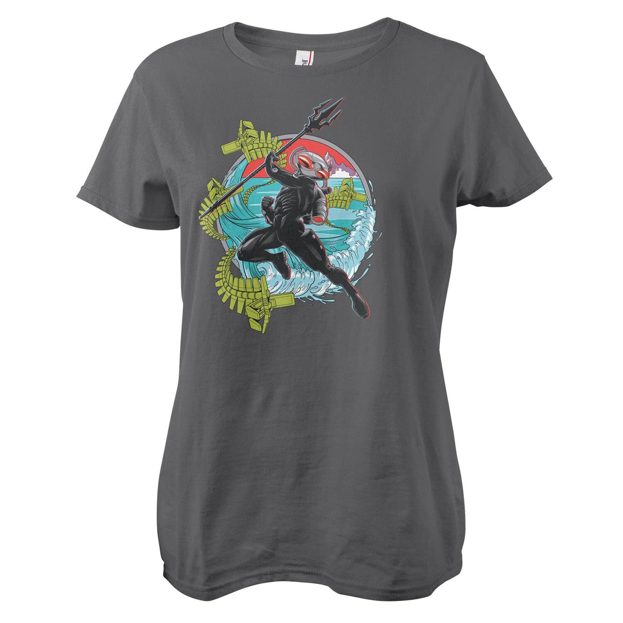 Aquaman - Surfing Black Manta Girly Tee