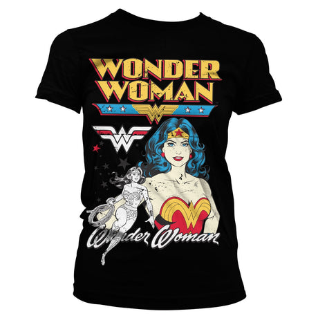 Posing Wonder Woman Girly Tee