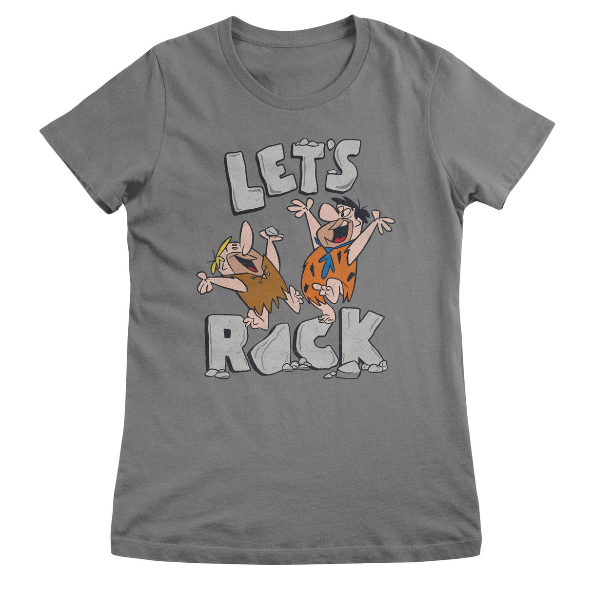 The Flintstones - Let's Rock Girly Tee