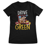 The Flintstones - Drive Green Girly Tee