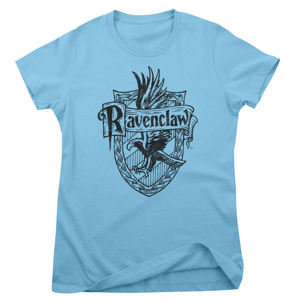 Harry Potter - Ravenclaw Washed Crest Girly Tee