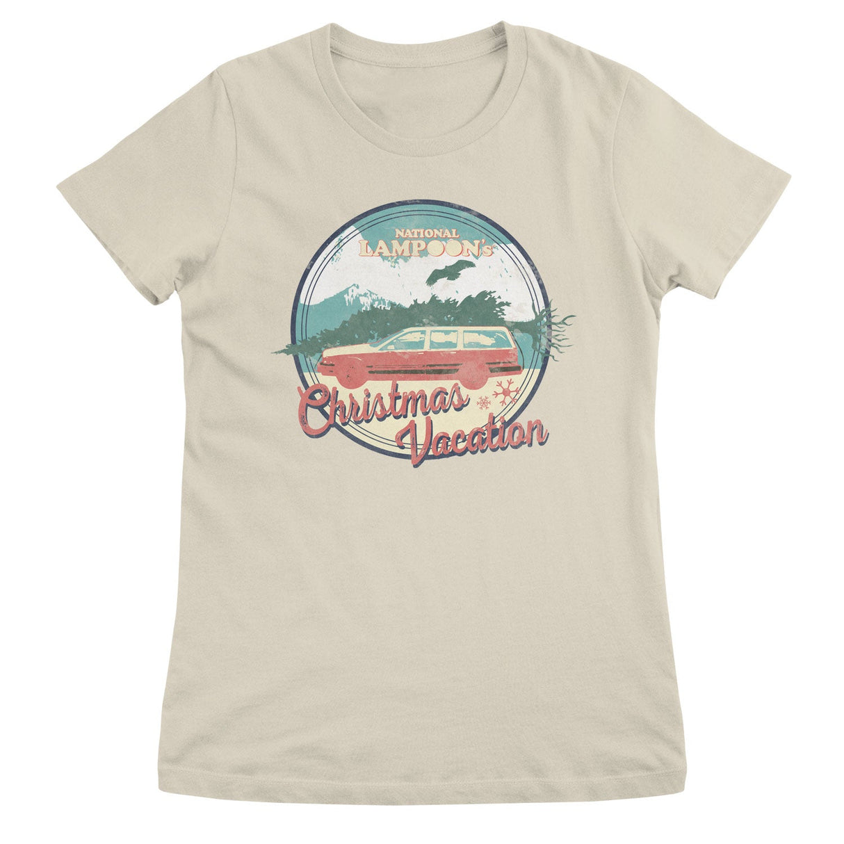 Lampoon's Christmas Vintage Patch Girly Tee