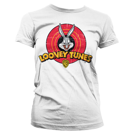 Looney Tunes Distressed Logo Girly Tee