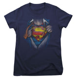 Superman Suit Girly Tee