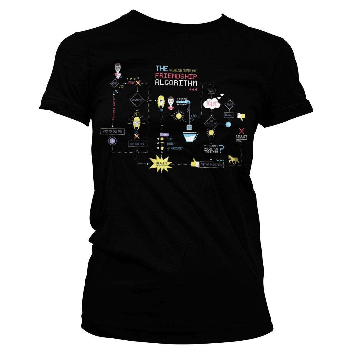 The Friendship Minions Algorithm Girly Tee