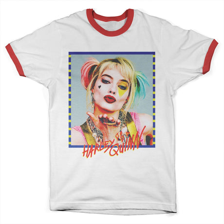 Harley Quinn Kiss Ringer Tee