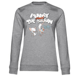 Pinky and The Brain - NARF Girly Sweatshirt