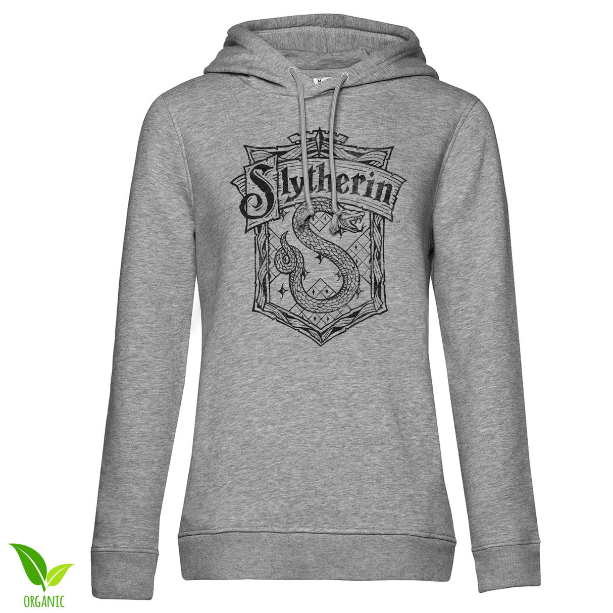 Harry Potter - Slytherin Washed Crest Girly Hoodie