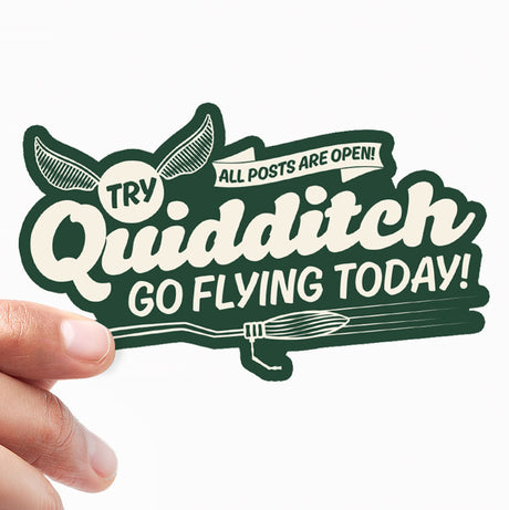 Try Quidditch Sticker