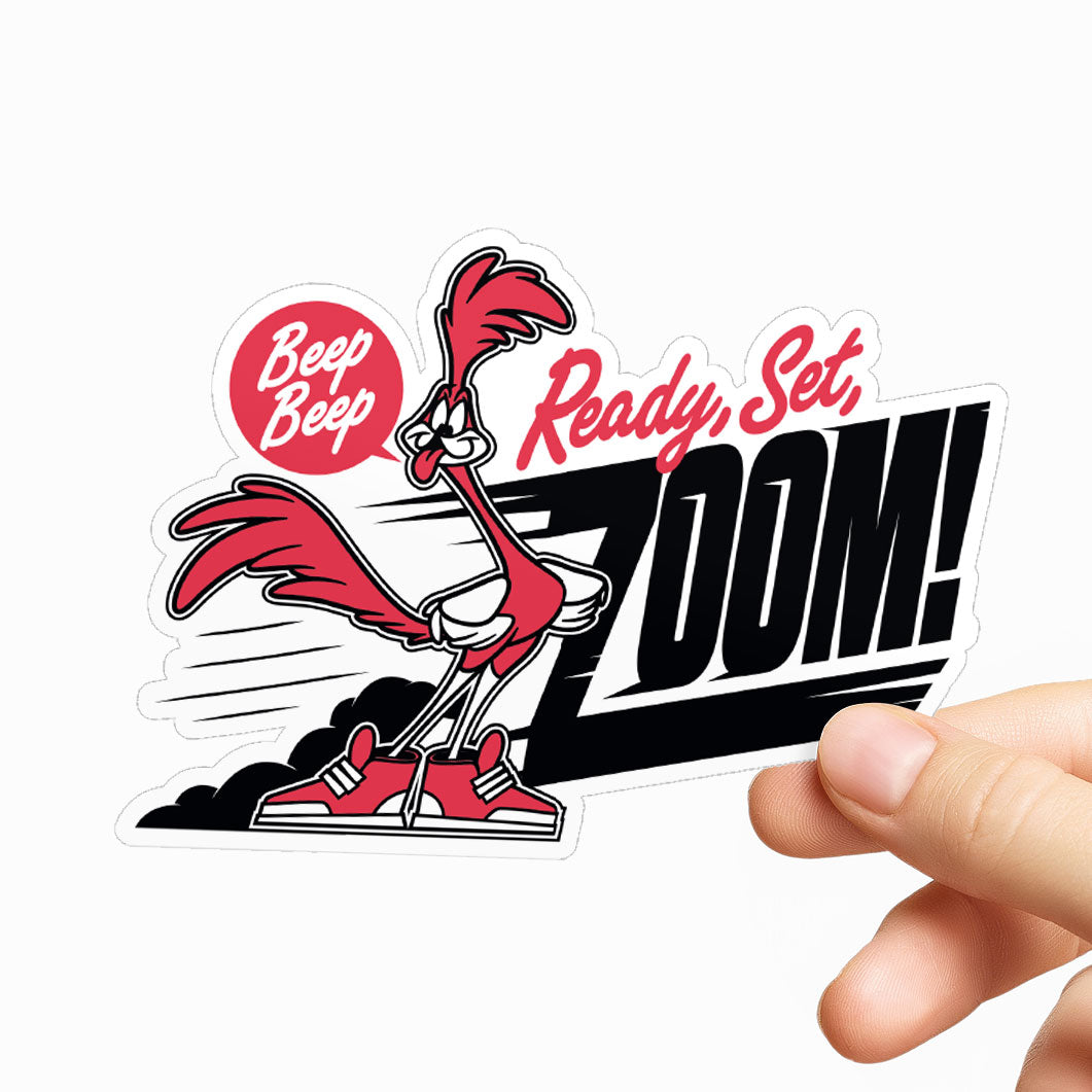 Ready, Set, Zoom Sticker