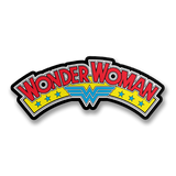 Wonder Woman Retro Logo Sticker