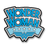 Wonder Woman Stacked Logo Sticker