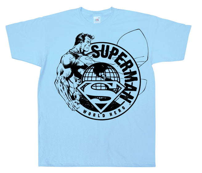 Superman World Hero Sketch T-Shirt