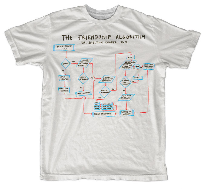 The Friendship Algorithm T-Shirt