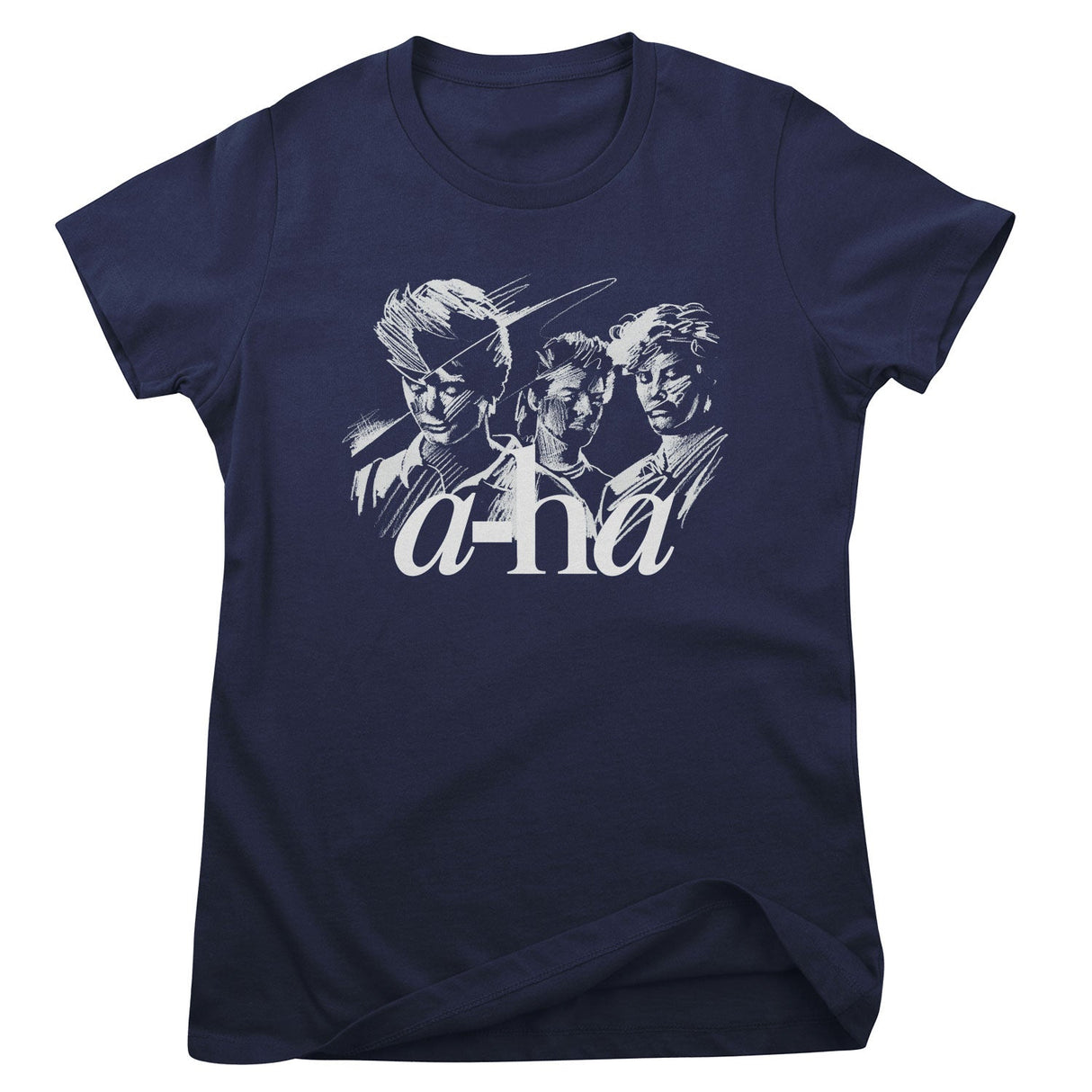 A-ha Band Sketch Girly Tee