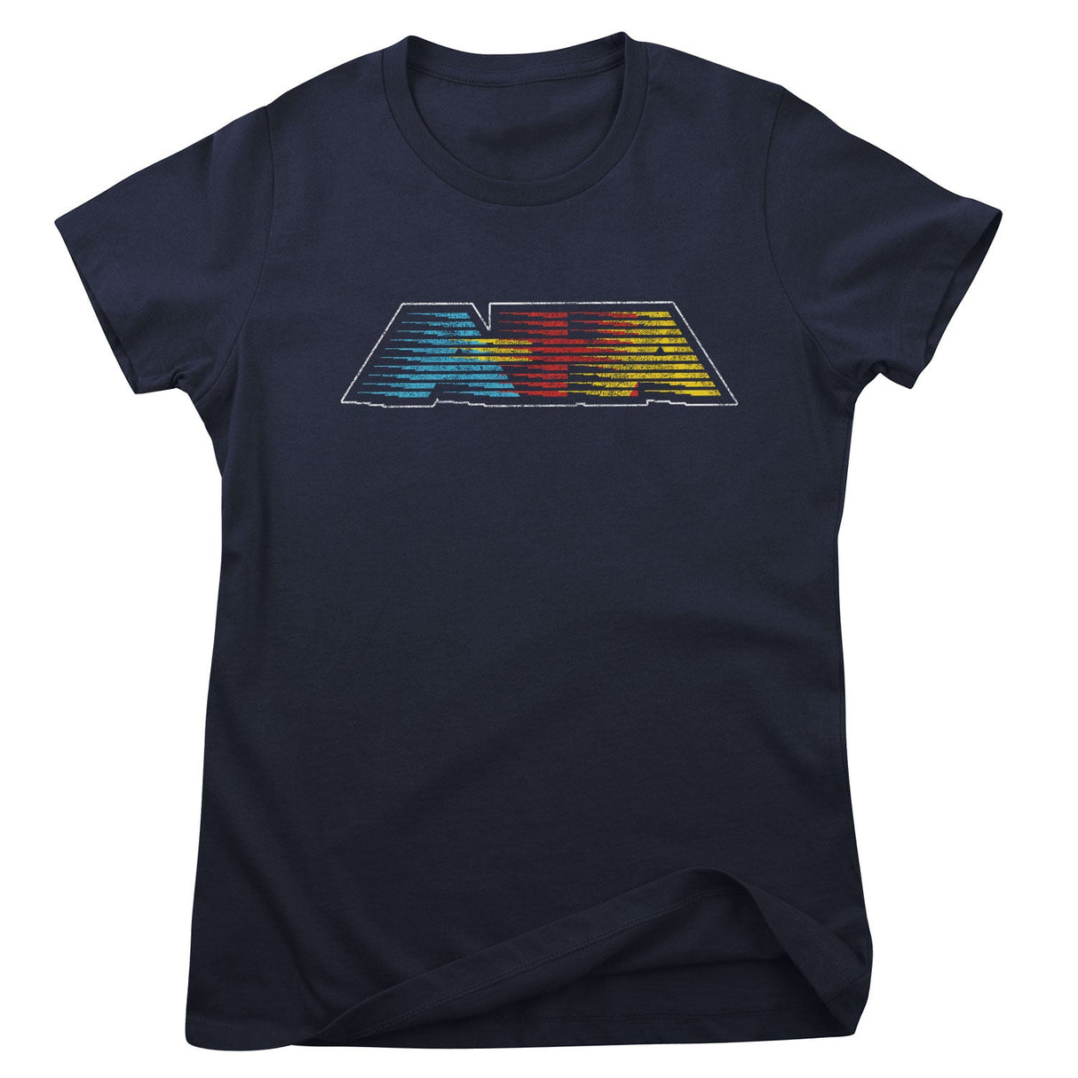 A-Ha Retro Logo Girly Tee