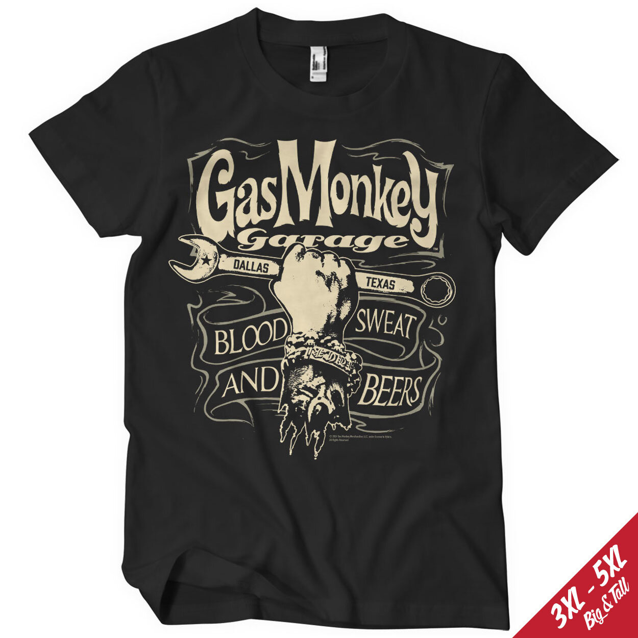 GMG Wrench Label Big & Tall T-Shirt