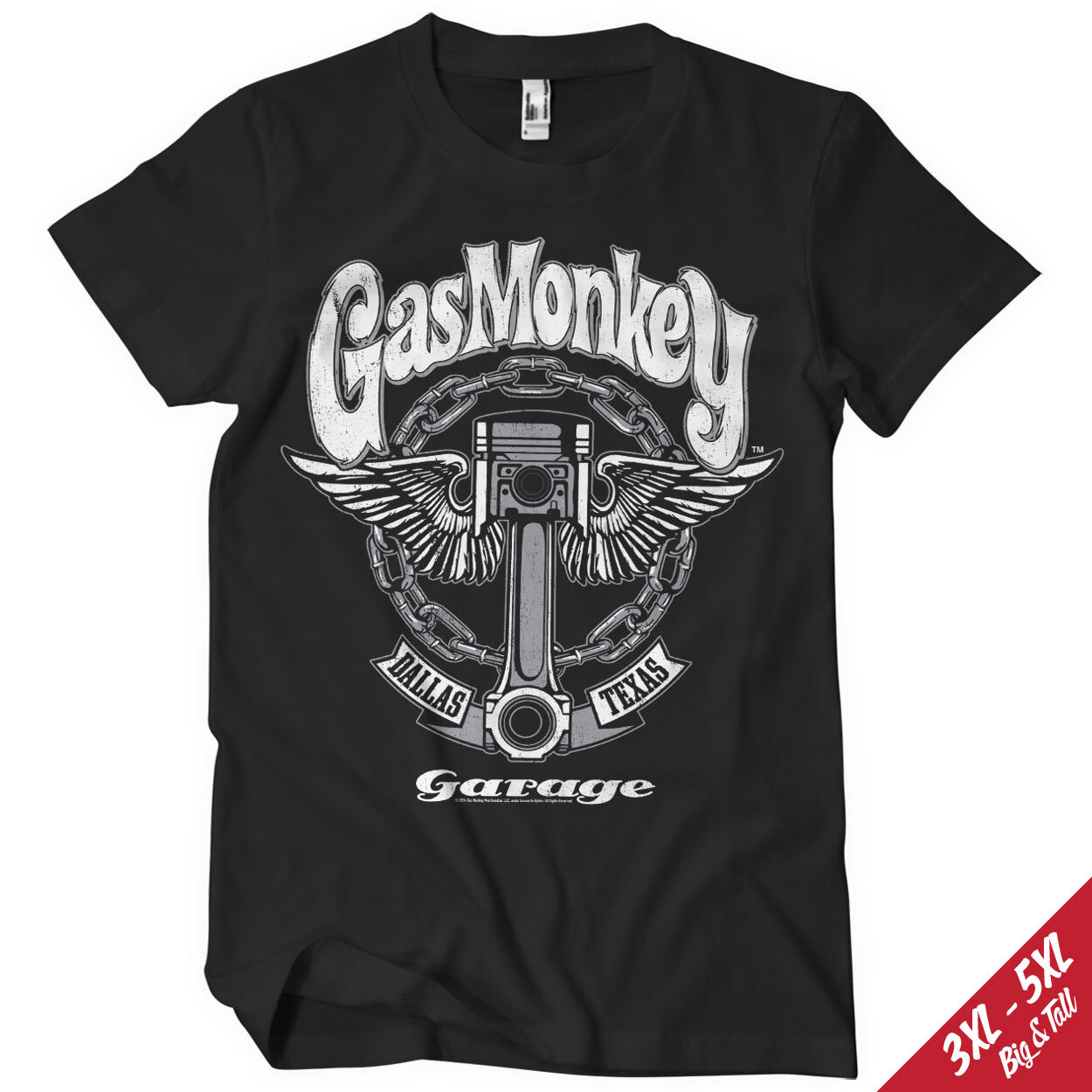 Gas Monkey Garage Big Piston Big & Tall T-Shirt